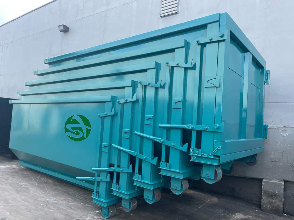 Hook lift bin